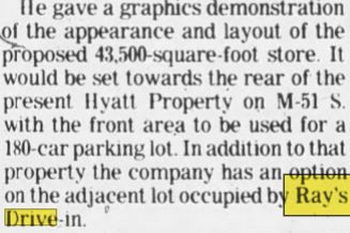 Rexs Drive-In (Rays Drive-In, Pizza Johns) - Aug 1980 Article (newer photo)